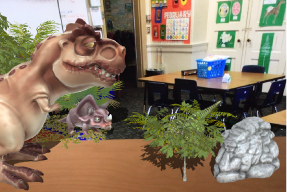 dinosaur ar classroom