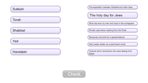 Judaism word game